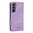 Coque Portefeuille Livre Cuir Etui Clapet L09Z pour Samsung Galaxy S22 Plus 5G Violet