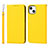 Coque Portefeuille Livre Cuir Etui Clapet L10 pour Apple iPhone 13 Jaune