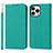 Coque Portefeuille Livre Cuir Etui Clapet L10 pour Apple iPhone 14 Pro Max Vert