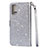 Coque Portefeuille Livre Cuir Etui Clapet L10 pour Samsung Galaxy S20 Plus Argent