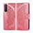 Coque Portefeuille Livre Cuir Etui Clapet L10 pour Sony Xperia 5 II Rose