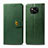 Coque Portefeuille Livre Cuir Etui Clapet L10 pour Xiaomi Poco X3 NFC Vert