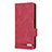 Coque Portefeuille Livre Cuir Etui Clapet L10Z pour Samsung Galaxy A32 5G Rouge