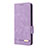 Coque Portefeuille Livre Cuir Etui Clapet L10Z pour Samsung Galaxy A73 5G Violet