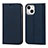 Coque Portefeuille Livre Cuir Etui Clapet L11 pour Apple iPhone 13 Mini Bleu