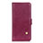 Coque Portefeuille Livre Cuir Etui Clapet L11 pour Huawei Nova 8 SE 5G Vin Rouge