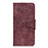 Coque Portefeuille Livre Cuir Etui Clapet L11 pour Huawei P40 Lite Vin Rouge