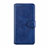 Coque Portefeuille Livre Cuir Etui Clapet L11 pour Oppo A91 Bleu