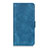 Coque Portefeuille Livre Cuir Etui Clapet L11 pour Realme Q2 5G Bleu Ciel