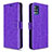 Coque Portefeuille Livre Cuir Etui Clapet L11 pour Samsung Galaxy A51 5G Violet