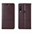 Coque Portefeuille Livre Cuir Etui Clapet L12 pour Huawei Honor 9C Marron