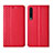 Coque Portefeuille Livre Cuir Etui Clapet L12 pour Huawei P Smart Pro (2019) Rouge