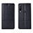 Coque Portefeuille Livre Cuir Etui Clapet L12 pour Huawei Y7p Noir