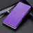 Coque Portefeuille Livre Cuir Etui Clapet L12 pour Motorola Moto Edge Violet