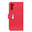 Coque Portefeuille Livre Cuir Etui Clapet L12 pour Realme 6 Pro Rouge