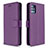 Coque Portefeuille Livre Cuir Etui Clapet L12 pour Samsung Galaxy A51 5G Violet