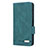 Coque Portefeuille Livre Cuir Etui Clapet L12Z pour Samsung Galaxy A22 5G Vert