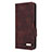 Coque Portefeuille Livre Cuir Etui Clapet L12Z pour Samsung Galaxy A22s 5G Marron