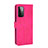 Coque Portefeuille Livre Cuir Etui Clapet L12Z pour Samsung Galaxy A72 4G Rose Rouge
