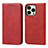 Coque Portefeuille Livre Cuir Etui Clapet L14 pour Apple iPhone 13 Pro Rouge