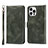 Coque Portefeuille Livre Cuir Etui Clapet L15 pour Apple iPhone 14 Pro Max Vert