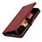 Coque Portefeuille Livre Cuir Etui Clapet L15 pour Apple iPhone 15 Rouge