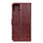 Coque Portefeuille Livre Cuir Etui Clapet L15 pour Huawei Honor 30S Marron