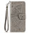 Coque Portefeuille Livre Cuir Etui Clapet L17 pour Samsung Galaxy A41 Gris