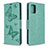 Coque Portefeuille Livre Cuir Etui Clapet L17 pour Samsung Galaxy A71 4G A715 Vert