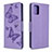 Coque Portefeuille Livre Cuir Etui Clapet L17 pour Samsung Galaxy A71 4G A715 Violet