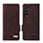 Coque Portefeuille Livre Cuir Etui Clapet L18Z pour Samsung Galaxy Z Fold3 5G Marron