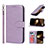 Coque Portefeuille Livre Cuir Etui Clapet L19 pour Apple iPhone 14 Pro Max Violet