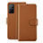 Coque Portefeuille Livre Cuir Etui Clapet L19 pour Huawei Honor 30S Marron