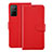 Coque Portefeuille Livre Cuir Etui Clapet L19 pour Huawei Honor 30S Rouge