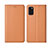 Coque Portefeuille Livre Cuir Etui Clapet L21 pour Samsung Galaxy A41 Orange