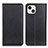 Coque Portefeuille Livre Cuir Etui Clapet L25 pour Apple iPhone 13 Noir