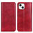 Coque Portefeuille Livre Cuir Etui Clapet L25 pour Apple iPhone 13 Rouge