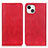 Coque Portefeuille Livre Cuir Etui Clapet L26 pour Apple iPhone 13 Rouge