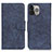 Coque Portefeuille Livre Cuir Etui Clapet L27 pour Apple iPhone 13 Pro Bleu