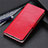 Coque Portefeuille Livre Cuir Etui Clapet L27 pour Realme C11 Rouge