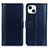 Coque Portefeuille Livre Cuir Etui Clapet L28 pour Apple iPhone 13 Bleu