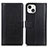 Coque Portefeuille Livre Cuir Etui Clapet L28 pour Apple iPhone 13 Noir