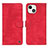 Coque Portefeuille Livre Cuir Etui Clapet L30 pour Apple iPhone 13 Rouge