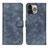 Coque Portefeuille Livre Cuir Etui Clapet L30 pour Apple iPhone 14 Pro Max Bleu