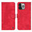 Coque Portefeuille Livre Cuir Etui Clapet L30 pour Apple iPhone 14 Pro Max Rouge