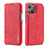 Coque Portefeuille Livre Cuir Etui Clapet LC1 pour Apple iPhone 13 Rouge