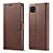 Coque Portefeuille Livre Cuir Etui Clapet LC1 pour Samsung Galaxy A22 5G Marron