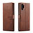 Coque Portefeuille Livre Cuir Etui Clapet LC1 pour Samsung Galaxy A32 5G Marron