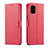 Coque Portefeuille Livre Cuir Etui Clapet LC1 pour Samsung Galaxy M51 Rose Rouge