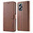 Coque Portefeuille Livre Cuir Etui Clapet LC1 pour Xiaomi Poco X4 GT 5G Marron